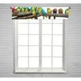 thumbnail image 1 of ABPHQTO Loros en el parque Ventana Cortina Valance Rod Pocket 30x130 cm, 1 of 1