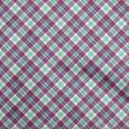 thumbnail image 1 of oneOone Rayon Dark Magenta Fabric Check Sewing Craft Projects Fabric Prints By Yard 56 Inch Wide, 1 of 4