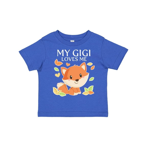 Inktastic My Gigi Loves Me Little Fox Boys or Girls Toddler T-Shirt