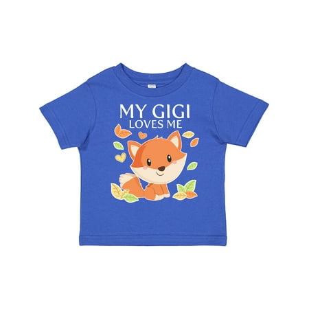 

Inktastic My Gigi Loves Me- Little Fox Gift Toddler Boy or Toddler Girl T-Shirt