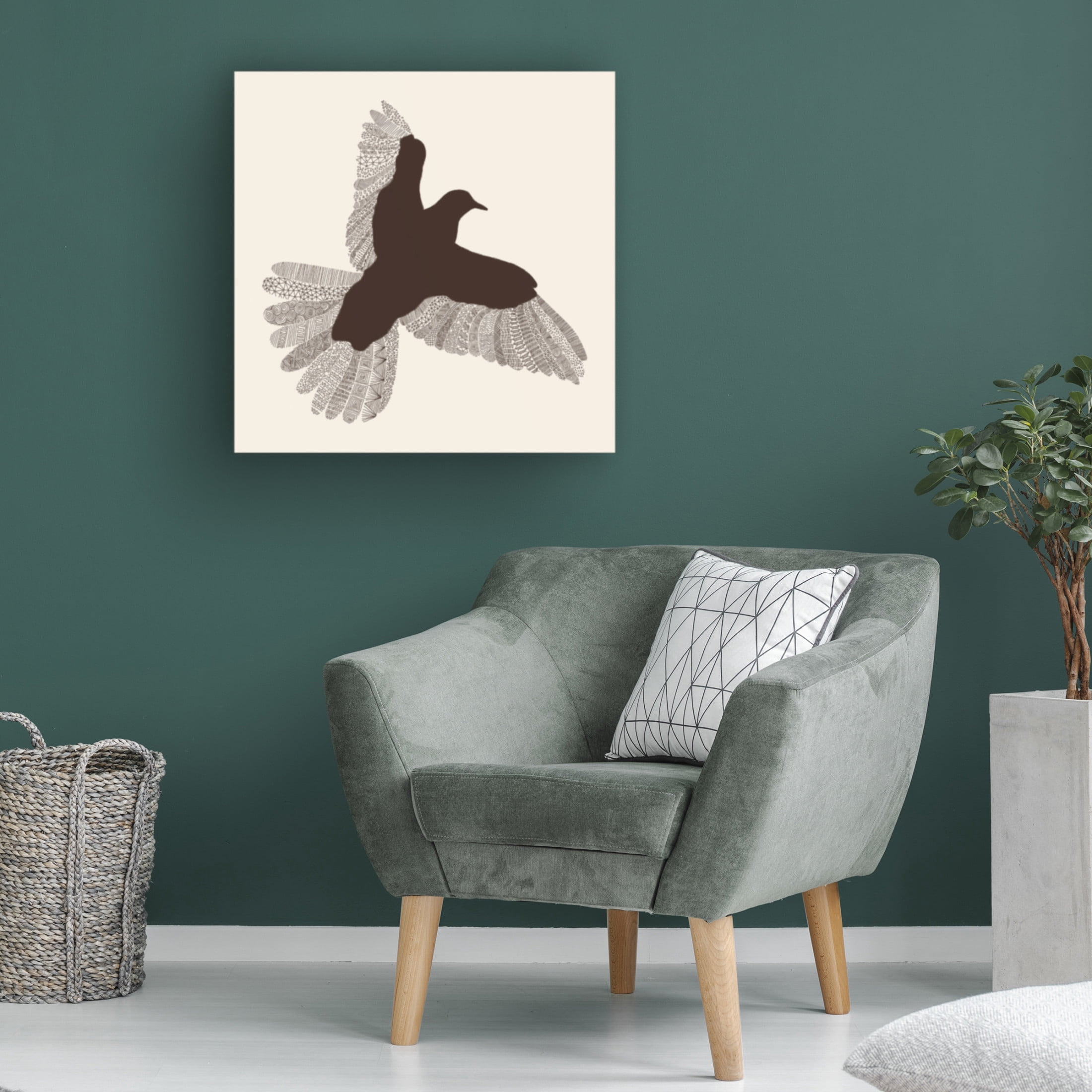 Trademark Fine Art Florent Bodart Bird Canvas Wall Art