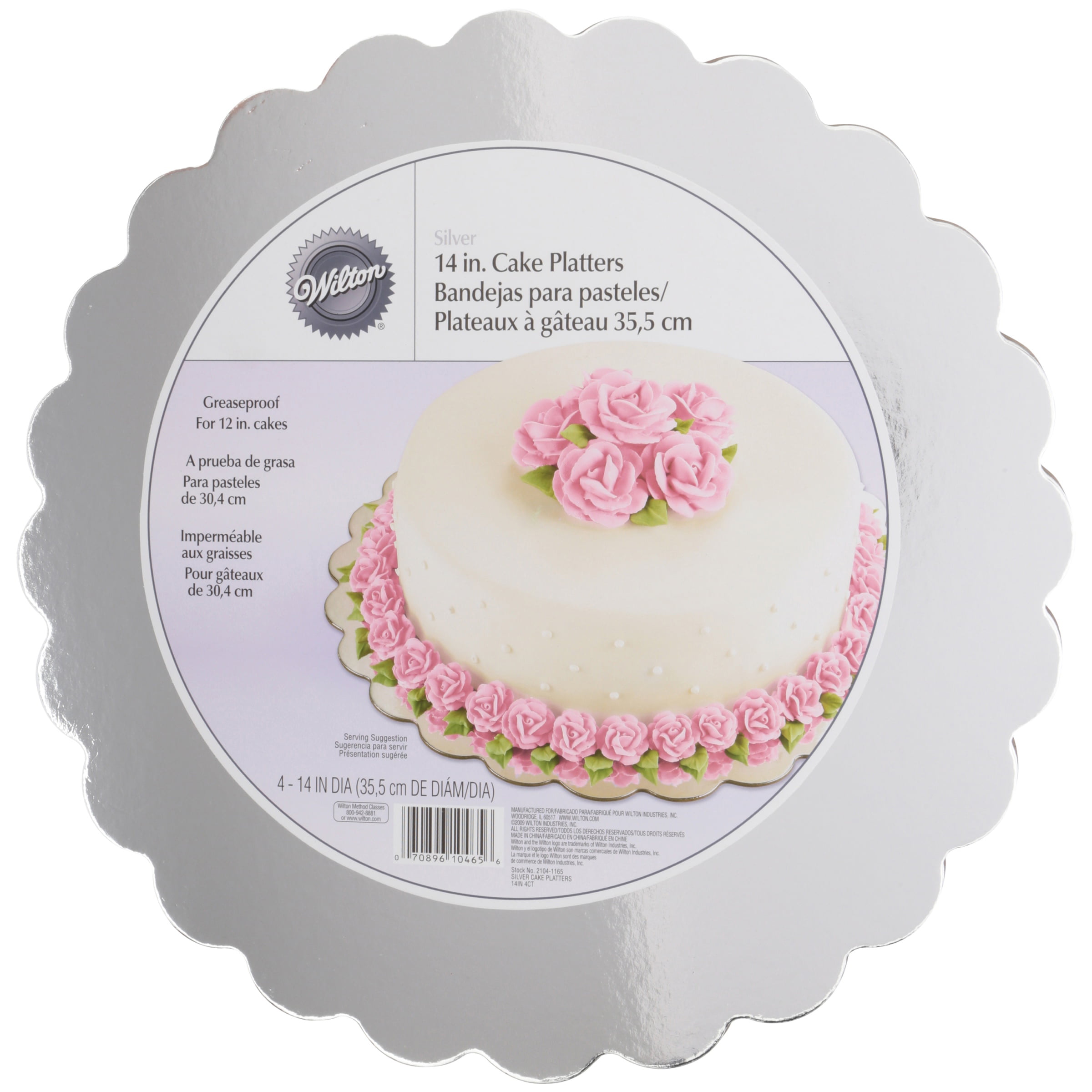 8 Inches Pack of 5 Single Thickness Round Cake Boards Support Cards for Cakes and Deserts