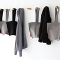 thumbnail image 4 of HARFELL 1PCS Wood Clothes Hanger Wall Mounted Coat Hook Key Holder Wall Clothes Storage, 4 of 4