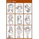 thumbnail image 1 of Anime Baohong 100% Cotton Watercolor Painting Paper 300g Professional Tutorial Draft Coloring Paper For Practicing Art Supplies27cmx19cm He Qiyong unisex, 1 of 2