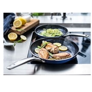 Blue Diamond Nonstick Ceramic 2-Piece Frying Pan Set in Blue