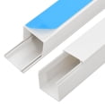 thumbnail image 6 of vidaXL 32.8' Cable Cover with 2 x Side Tape, White, 6 of 7