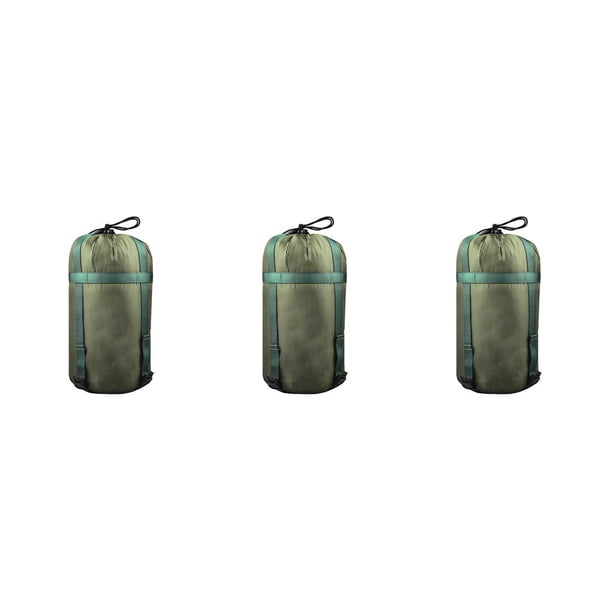 Bolsa de compresión Advancent Ligero Hebilla ajustable Verde militar 3Conjunto