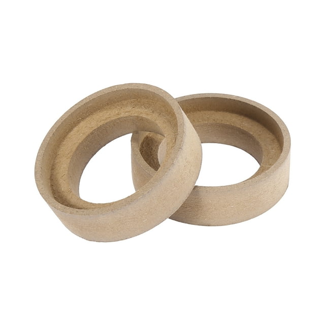 Par 1 Pulgada Coche Beige Altavoz Anillo Espaciador Receso Bisel 43mm ID