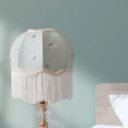 thumbnail image 1 of Accesorios de iluminación, cubierta para lámpara de mesa, sombra con borlas, tela fresca, pantalla de luz de escritorio elegante y creativa para decor Estilo B, 1 of 10
