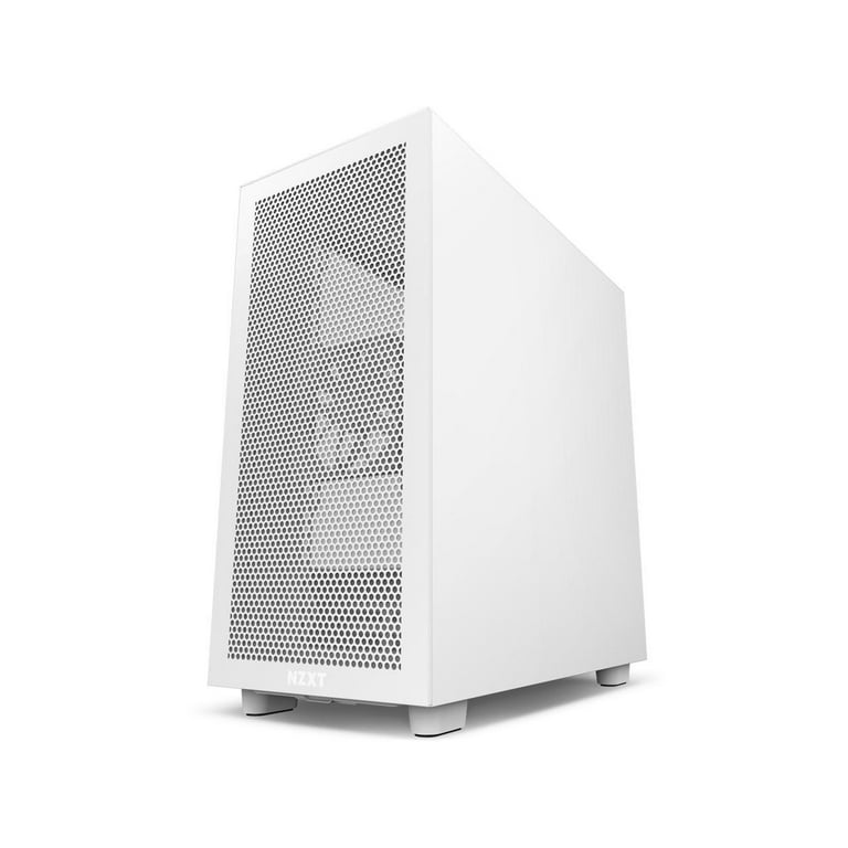 NZXT H7 Flow Tempered Glass Gaming Case White