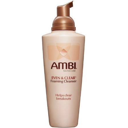 Ambi Skin Care Even & Clear Foaming Cleanser 6 oz (Best Skin Care Products For Women)