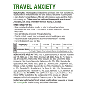 HomeoPet TRAVEL ANXIETY Calming Support Drops for Pets, 15 mL
