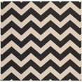 thumbnail image 1 of Safavieh Courtyard Black Indoor Outdoor Rug - Square 4', 1 of 5