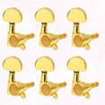 thumbnail image 1 of CRAFTHROU 6PCS Tuning Pegs Gear for Electric Guitar Golden for String Replacement, 1 of 8