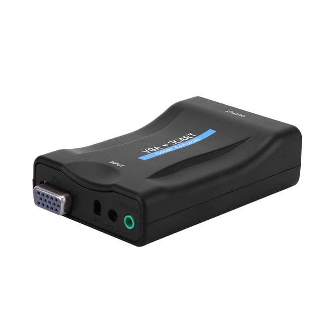Convertidor USB con Control Remoto Adaptador de Video VGA a SCART