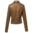 thumbnail image 2 of FashionOutfit Women's Classic Belted Biker Jacket, 2 of 4