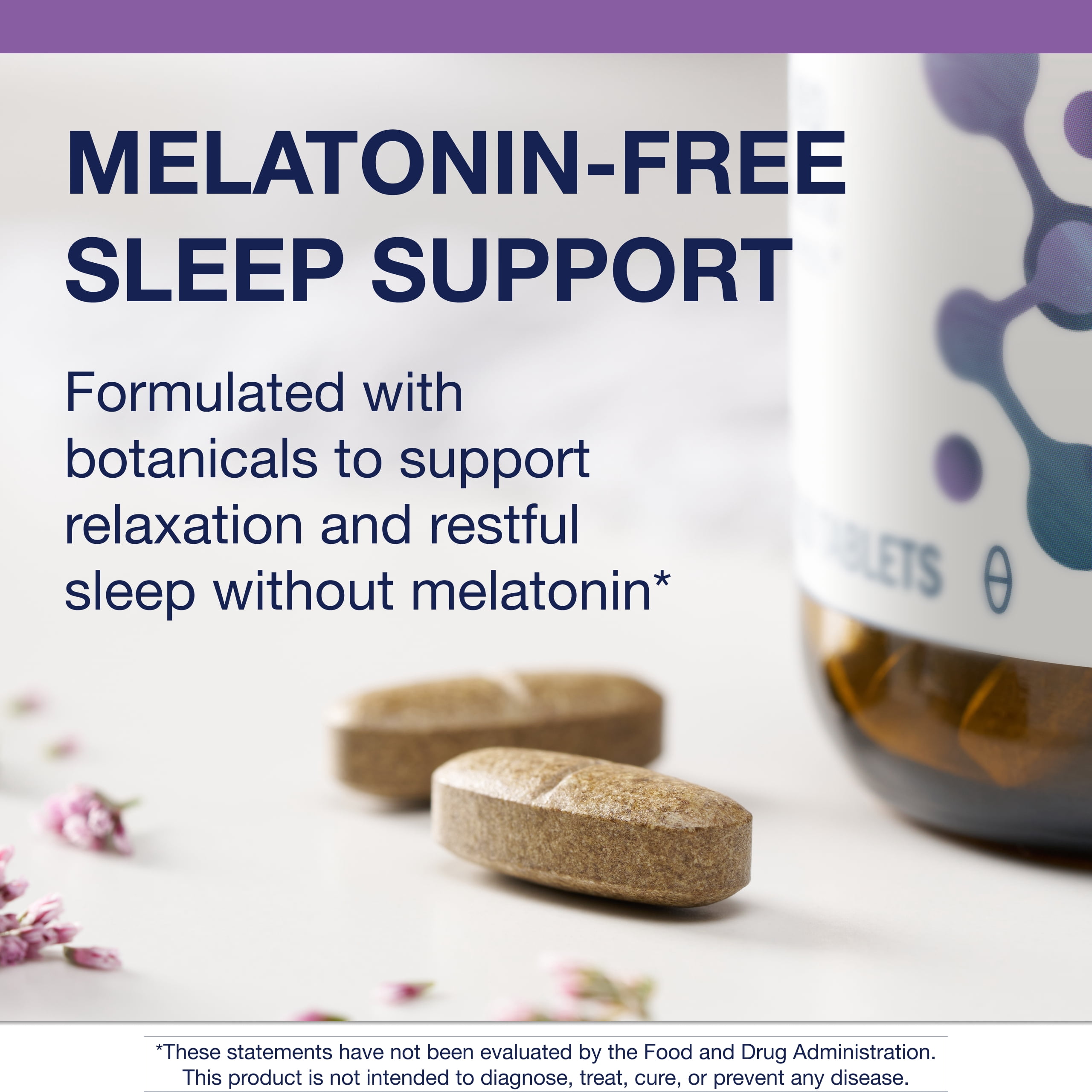 Metagenics Tran-Q Sleep - for Stress Management & Sleep Support - with California Poppy, English Lavender & Passion Flower Herb - Melatonin Free - 60 Tablets