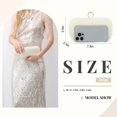 thumbnail image 2 of Pearl Clutch Purses for Women Wedding Ivory Bridal Evening Bag Formal Party White Beaded Shoulder Handbag, 2 of 7
