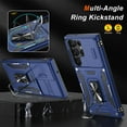 thumbnail image 3 of for Samsung Galaxy S22 Ultra Case with Upgraded Sliding Camera Lens Cover and Strong Magnetic Kickstand - Military-Grade Shockproof Protective Phone Case 6.8" for Men Women Girls - Blue, 3 of 14