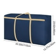thumbnail image 3 of Large Reinforced Fabric Moving Storage Bag Easy To Clean Waterproof For Home Use Clothing And Quilt Storage Reinforced And Thickened, 3 of 8