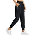 thumbnail image 1 of 1 pantalón cargo para correr para mujer, color negro, M, 1 of 6
