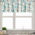 thumbnail image 3 of Ambesonne Winter Valance & Curtain, Christmas People Outside, 55"x36", Seafoam Multicolor, 3 of 7