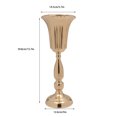 thumbnail image 2 of Centerpieces Tabletop Wedding Decoration 10pcs Set Metal Gold Flower Vases Stand, 2 of 11