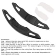 thumbnail image 4 of Steering Wheel Paddle Shifter For Subaru Forester Outback Toyota 86 Black, 4 of 12
