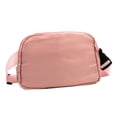thumbnail image 4 of Fanny Pack Pouch Purse Adjustable Strap Waist Bag for Outdoor Hiking Walking Pink, 4 of 8