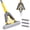 Yellow-grey, variant on Orange Sponge Mop with 3 Absorbent Refills for Floor Cleaning