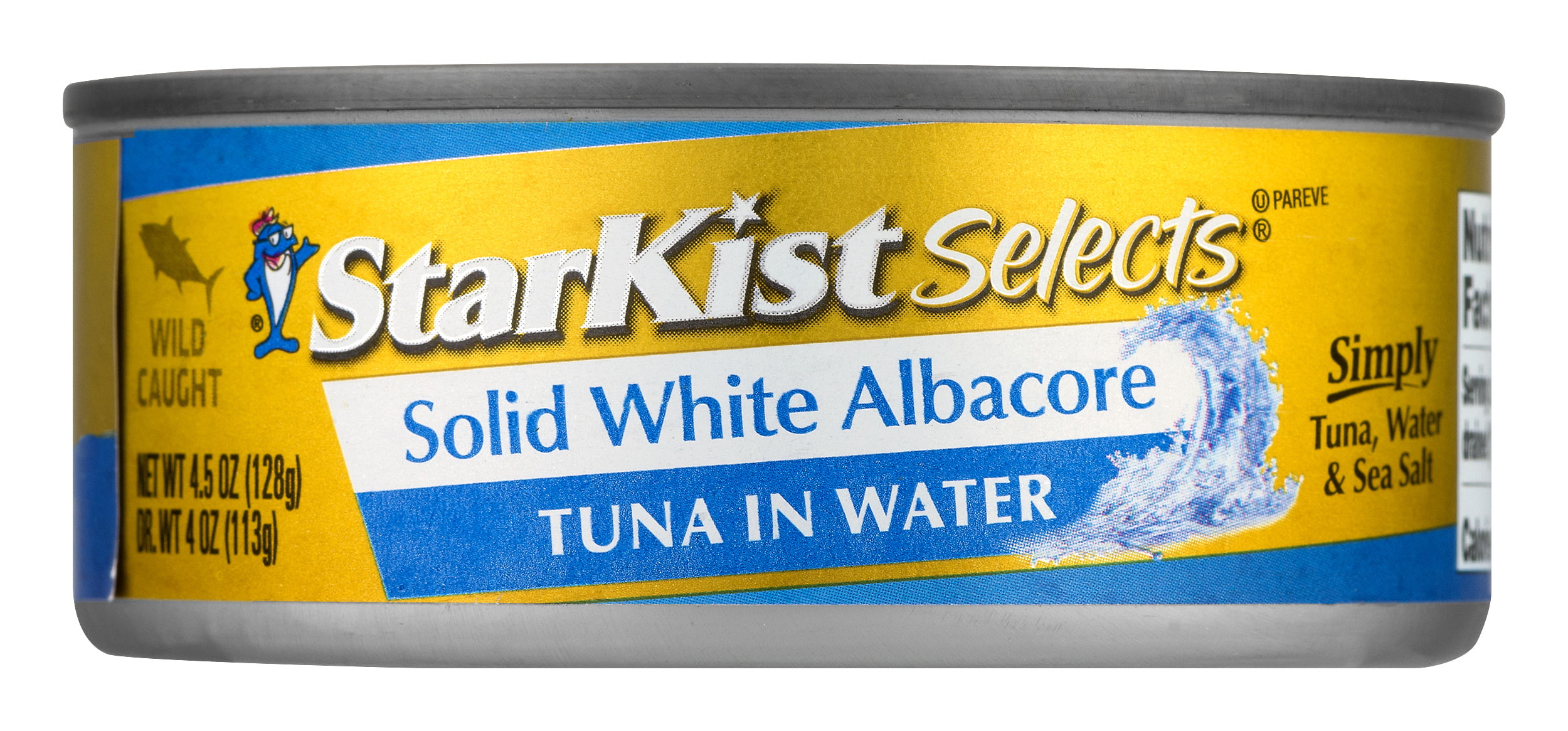 StarKist Selects Solid White Albacore Tuna in Water, 4.5 oz