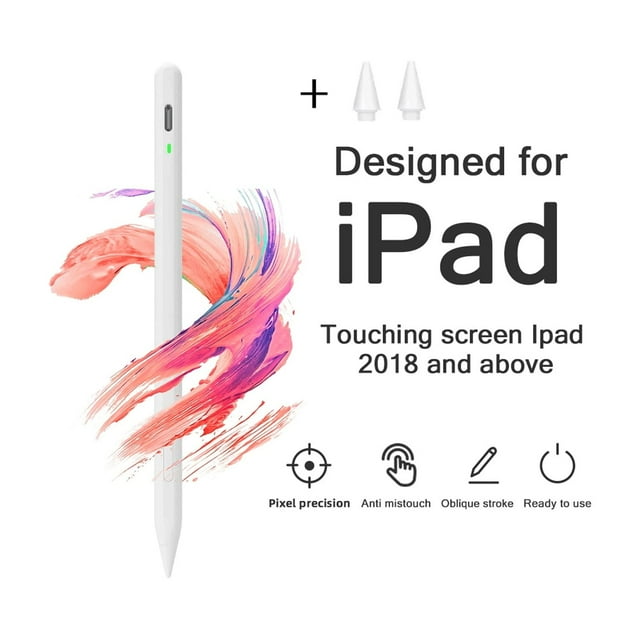 Lápiz capacitivo táctil para Apple iPad Pencil JD56, color blanco