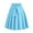 Sky Blue, variant on yillto Summer Skirts for Women's High Waist Knee Length Pleated A Lined Midi Skirts with Belt