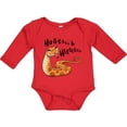 thumbnail image 3 of Inktastic Hugs and Hisses Cute Snake for Valentines Day Boys or Girls Long Sleeve Baby Bodysuit, 3 of 5