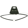 thumbnail image 2 of Mi Amore Adjustable Choker-Necklace Black/Silver-Tone, 2 of 3