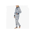 thumbnail image 4 of Harry Potter Ladies' Women Adult Plush Cozy Fleece One-Piece Hooded Pajama Sleepwear X-Large, Blue NEW, 4 of 4