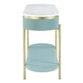 thumbnail image 3 of Bowery Hill Contemporary Wood 1-Drawer Console Table in Green, 3 of 10