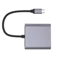 thumbnail image 2 of 4 in 1 Type-C to Dual HDMI + USB + Type-C HUB Adapter, 2 of 5