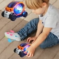 thumbnail image 4 of Kids Toy Cars with Lights and Music, Electric Toy Car for Boys with Flashing Lights & Sound, Smart Cartoon Car Toys for Toddlers Age 1-3, Plastic Baby Car 4.92x3.54x3.34 Inch (Battery Not Included), 4 of 6