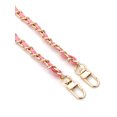thumbnail image 1 of Innerwin Purse Strap Handbag Adjustable Straps Crossbody Belt Fashion Replacement Chain Shoulder Light Gold Chain (Pink), 1 of 2