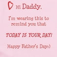 thumbnail image 2 of CafePress - Happy Father's Day Infant Bodysuit - Baby Light Bodysuit, Size Newborn - 24 Months, 2 of 4