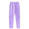 thumbnail image 5 of ZSQDM Women's Casual Pants Women's Casual Pants Purple women casual pants Polyester S, 5 of 7