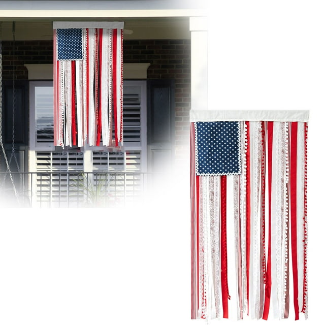 Patriotic Independence Day Banner for Home and Garden Decorations with Durable Polyester Material