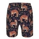 thumbnail image 3 of Balery Leopard Print Traje de Baño Estilo Hawaiano para Hombre, Shorts de Secado Rápido con Bolsillos-Medium, 3 of 6
