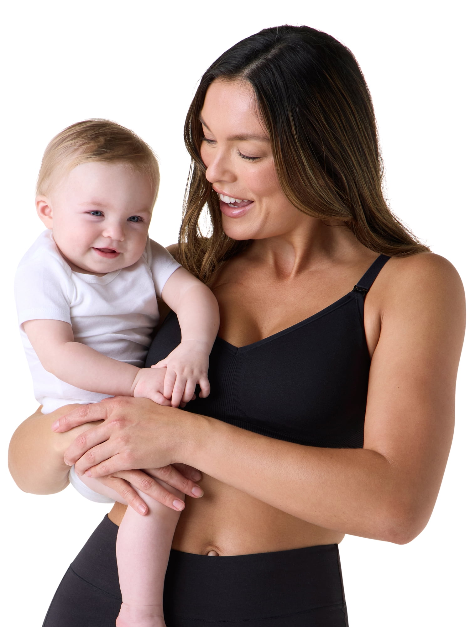 Ingrid & Isabel For Every Belly Women's Maternity & Nursing Seamless Pumping Bra, SizesS-4XL
