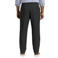 thumbnail image 2 of Oak Hill by DXL Men's Big and Tall Waist-Relaxer Pleated Microfiber Pants- New & Improved Fit, Black, 42W X 30L, 2 of 8