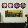 thumbnail image 4 of OULII 16Pcs Assorted Color Retro Decoration Vinyl Records Wall Decor Option for Home, 4 of 8