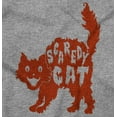 thumbnail image 2 of Vintage Halloween Scaredy Cat Cute Girls Kids T Shirt Tees Teen Brisco Brands X, 2 of 6