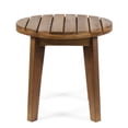 thumbnail image 2 of 15.75" Wide Acacia Wood Table - Mild Weather Resistant - Outdoor Area, End of Sofa / Keep Items Safe, 2 of 5
