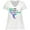 AA-White, variant on Inktastic I Love Being a Mermaid Colorful Heart Mermaid Tail Women's Plus Size V-Neck T-Shirt